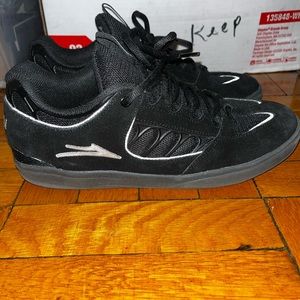 Lakai Carroll black/gray skate shoes size 11